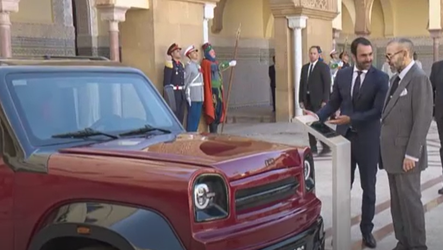 La première voiture 100% marocaine présentée au public