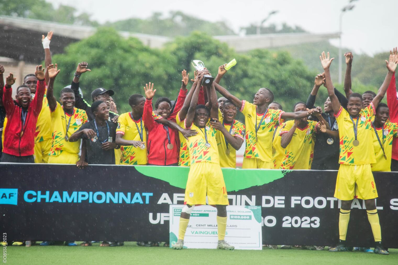 Championnat Africain de Football Scolaire : Le Bénin vainqueur du tournoi UFOA-B U15, valide son ticket pour la coupe d’Afrique scolaire