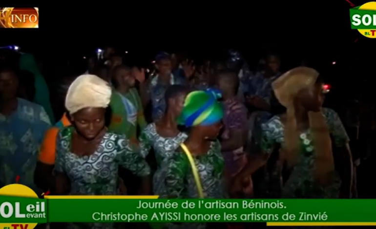 Journee de l’ artisan Benin Christophe Ayissi honore les artisans de Zinvie